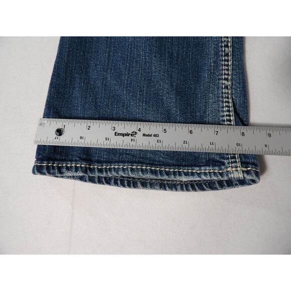 Silver Jeans Suki Surplus Sz 28x32 Y2K Grunge Rockabilly Thick Stitch Boot Cut - Picture 9 of 16